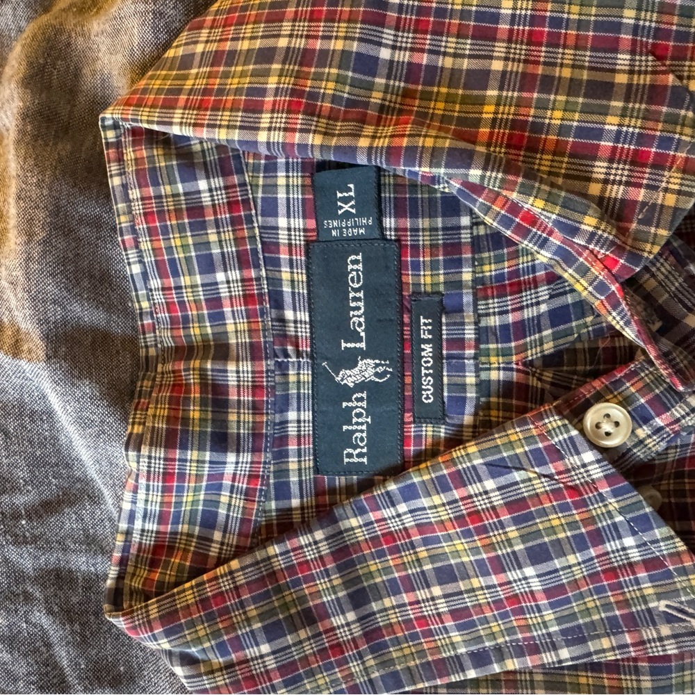 Ralph Lauren Plaid Button-Up Shirt